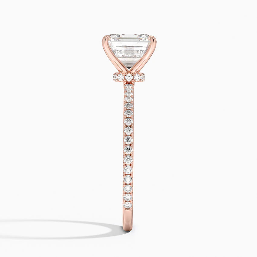 Zivella Asscher Setting Ring