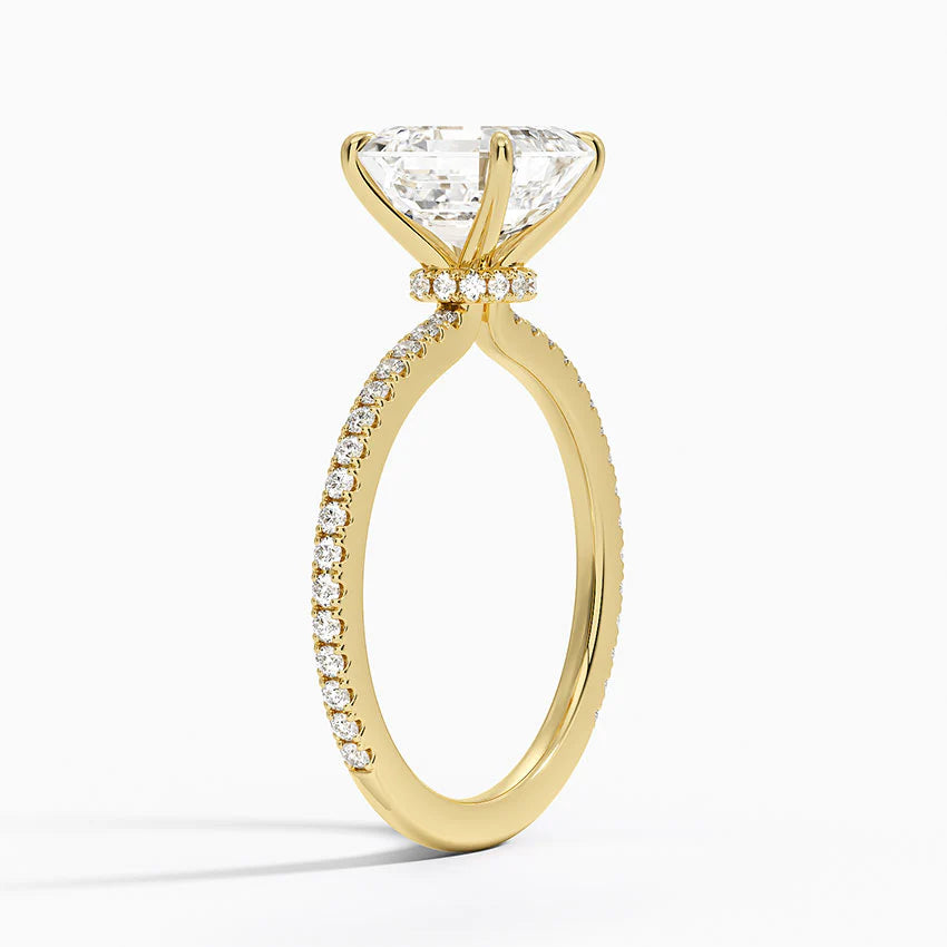 Zivella Asscher Setting Ring