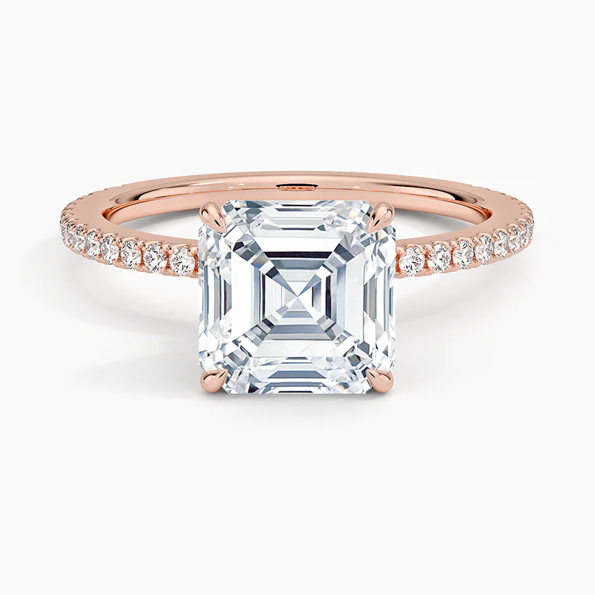 Zivella Asscher Setting Ring