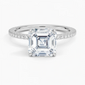 Zivella Asscher Setting Ring