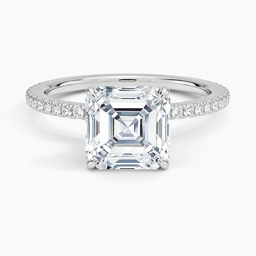 Zivella Asscher Setting Ring
