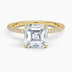 Zivella Asscher Setting Ring