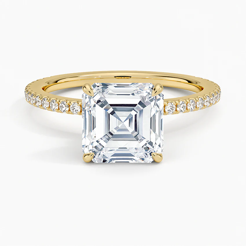 Zivella Asscher Setting Ring
