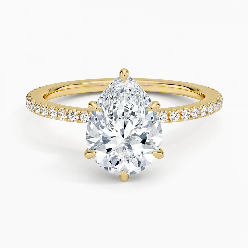 Zivella Pear Setting Ring