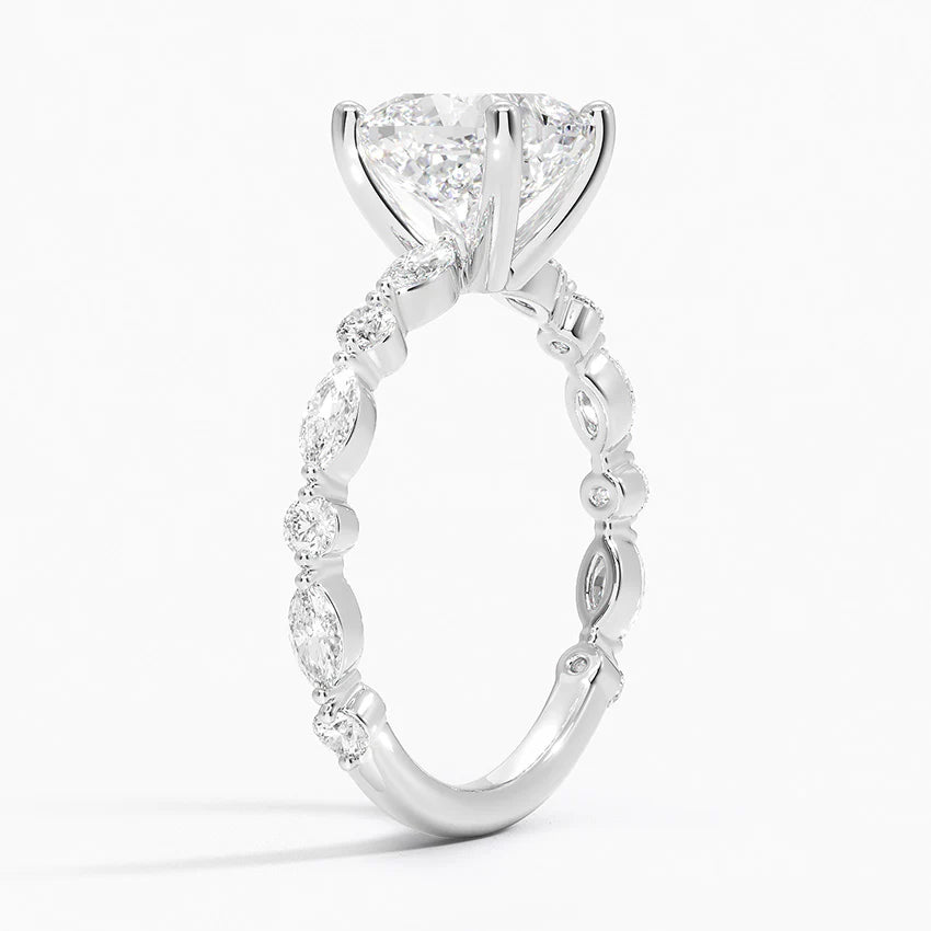 Mira Cushion Setting Ring
