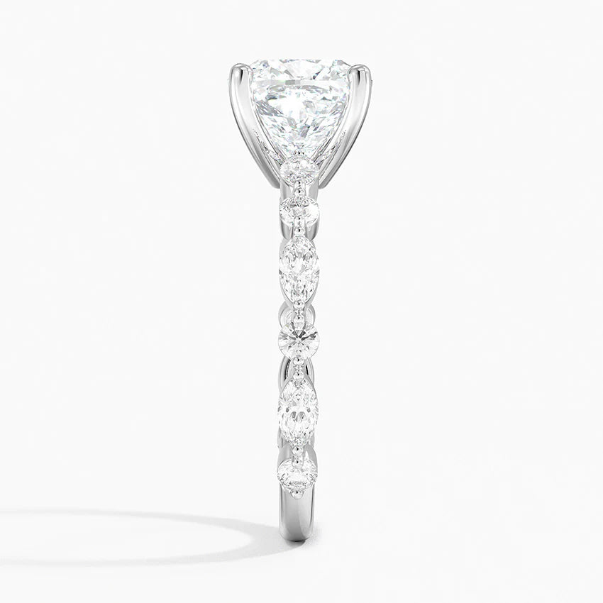 Mira Cushion Setting Ring