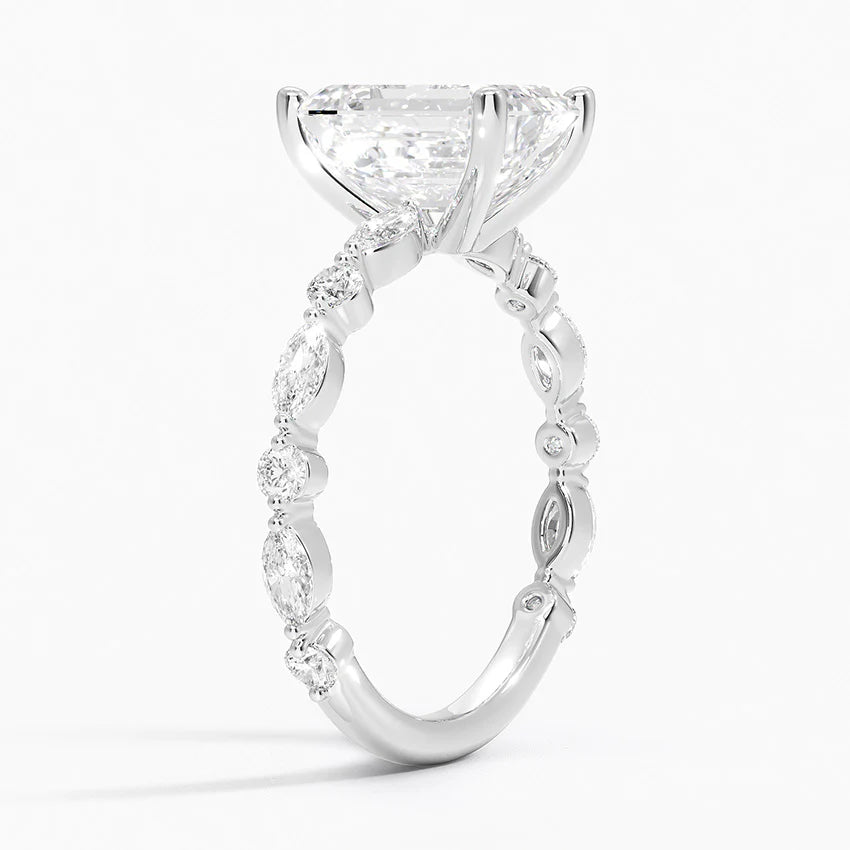Mira Emerald Setting Ring