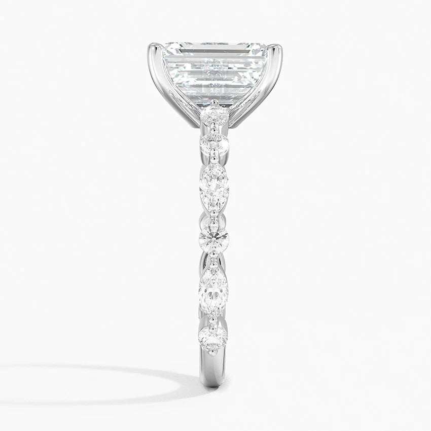 Mira Emerald Setting Ring