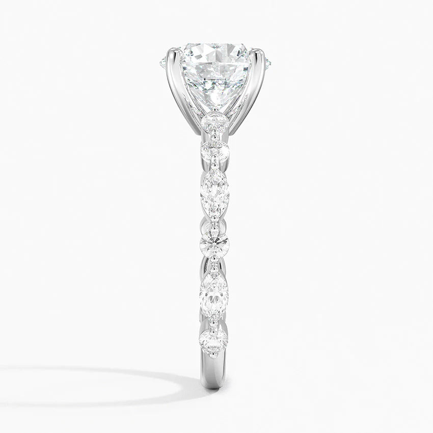 Mira Round Setting Ring