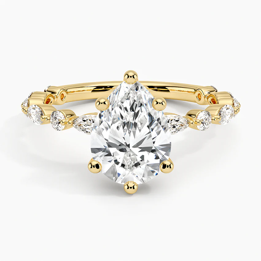 Mira Pear Setting Ring