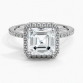 Valora Asscher Setting RIng