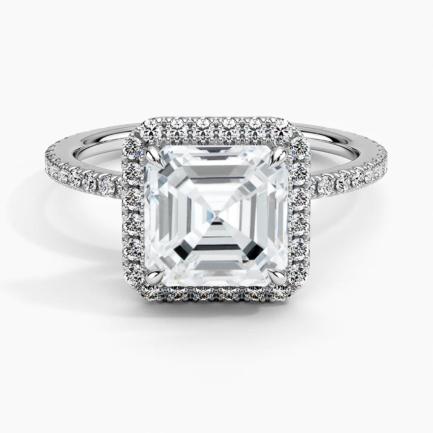 Valora Asscher Setting RIng