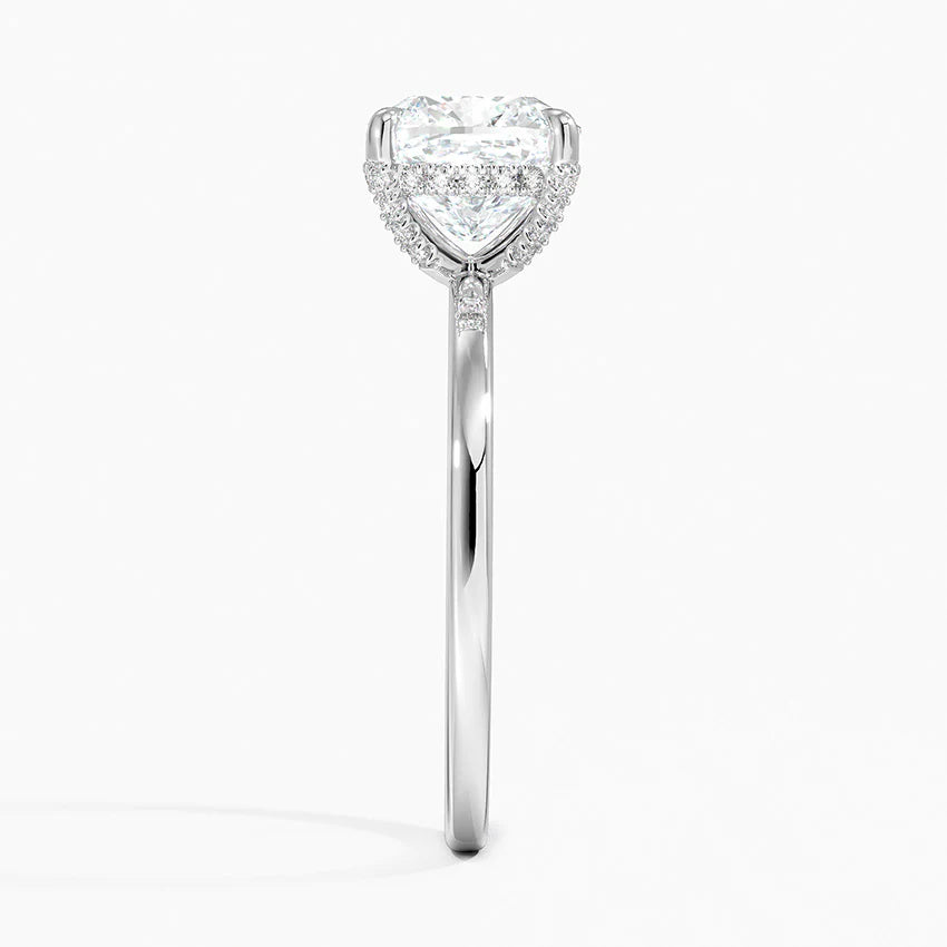 Roseline Cushion Setting Ring