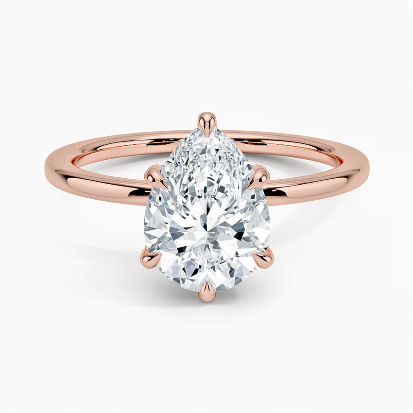 Roseline Pear Setting Ring