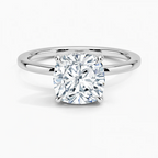 Roseline Cushion Setting Ring