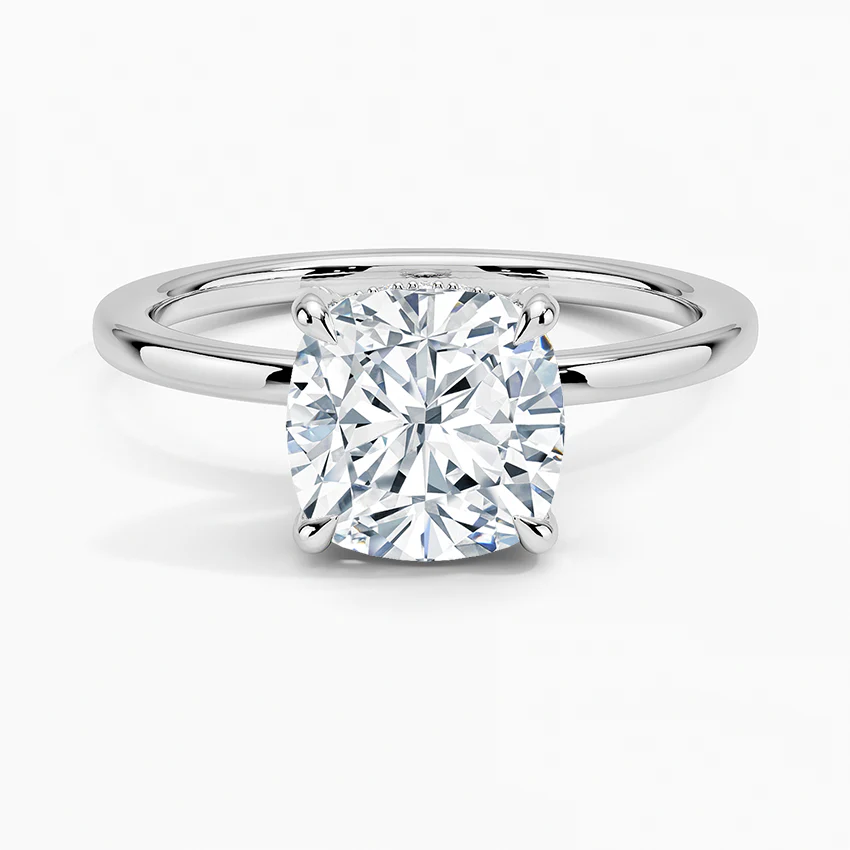 Roseline Cushion Setting Ring