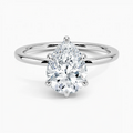 Roseline Pear Setting Ring