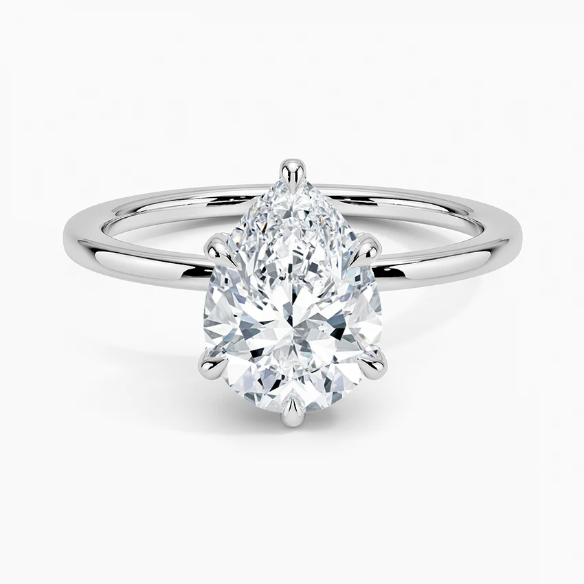 Roseline Pear Setting Ring