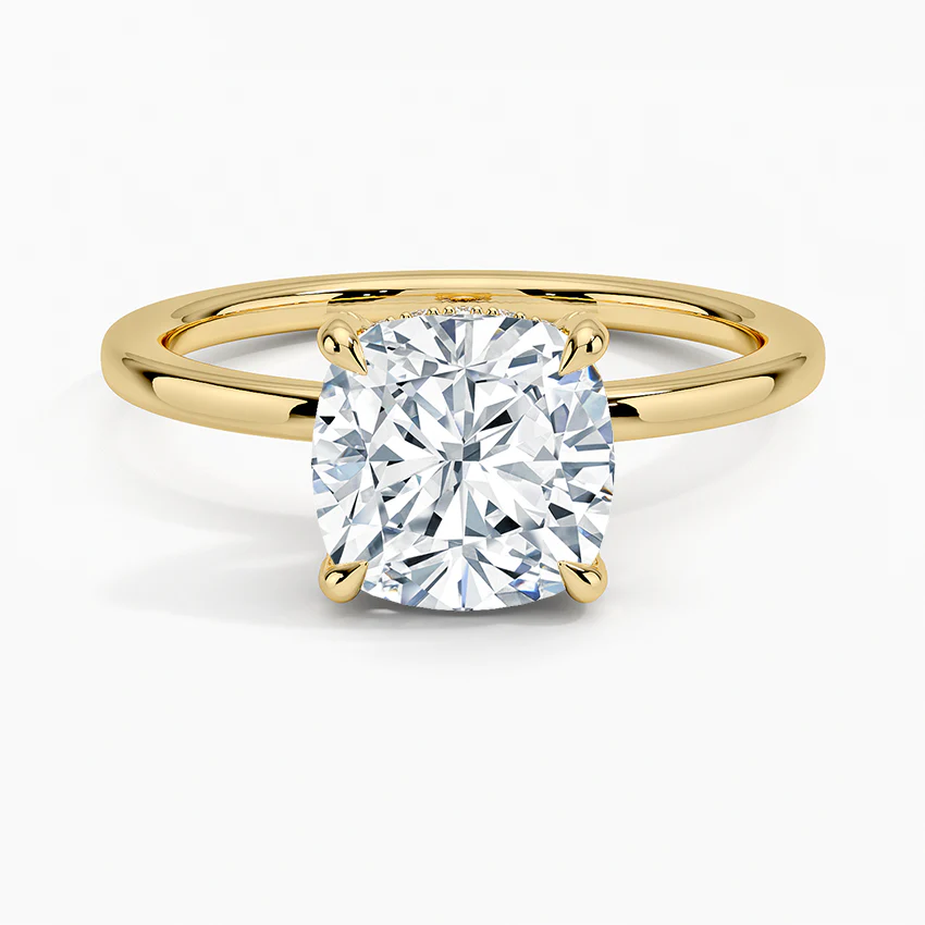Roseline Cushion Setting Ring