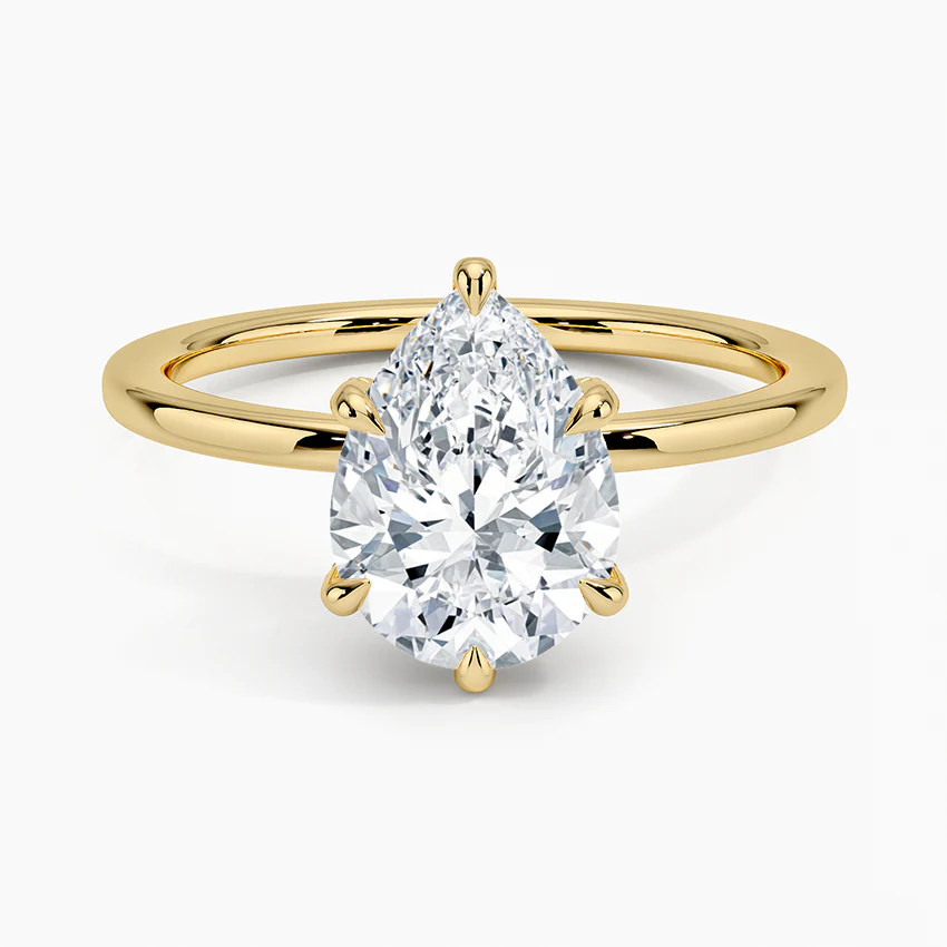 Roseline Pear Setting Ring