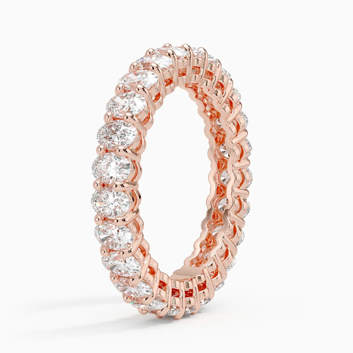 Oval Lab Diamond Eternity Ring