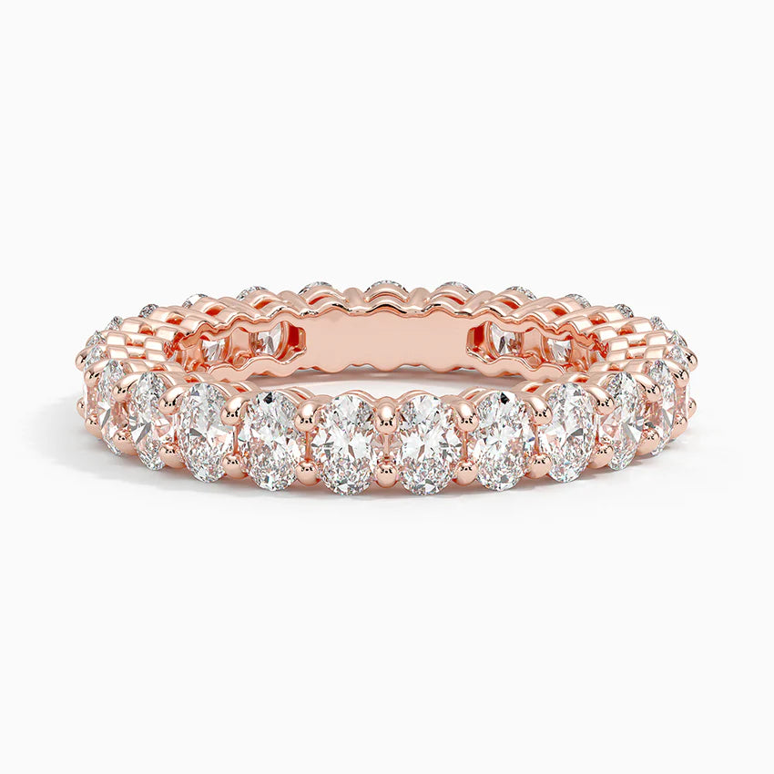 Oval Lab Diamond Eternity Ring
