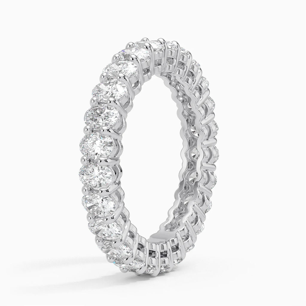Oval Lab Diamond Eternity Ring