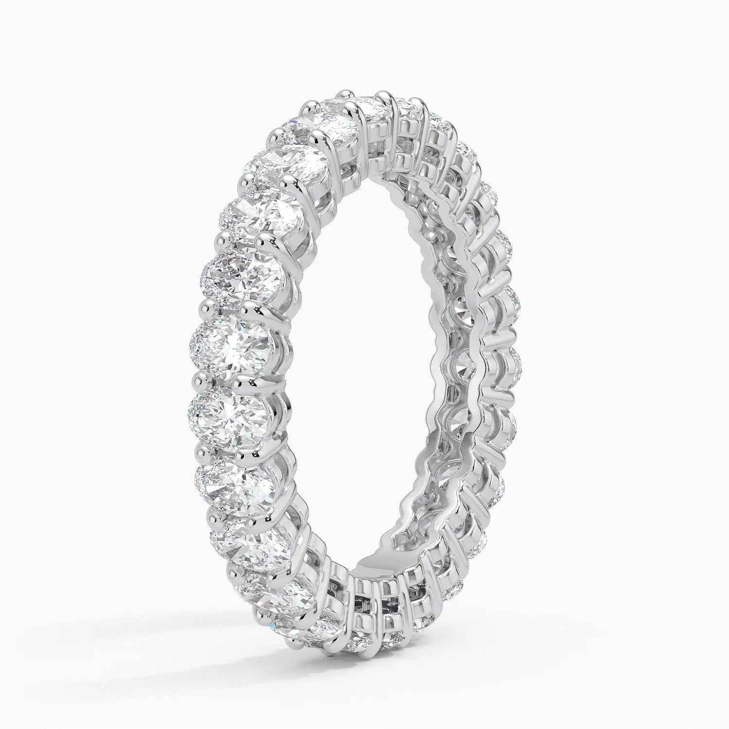 Oval Lab Diamond Eternity Ring