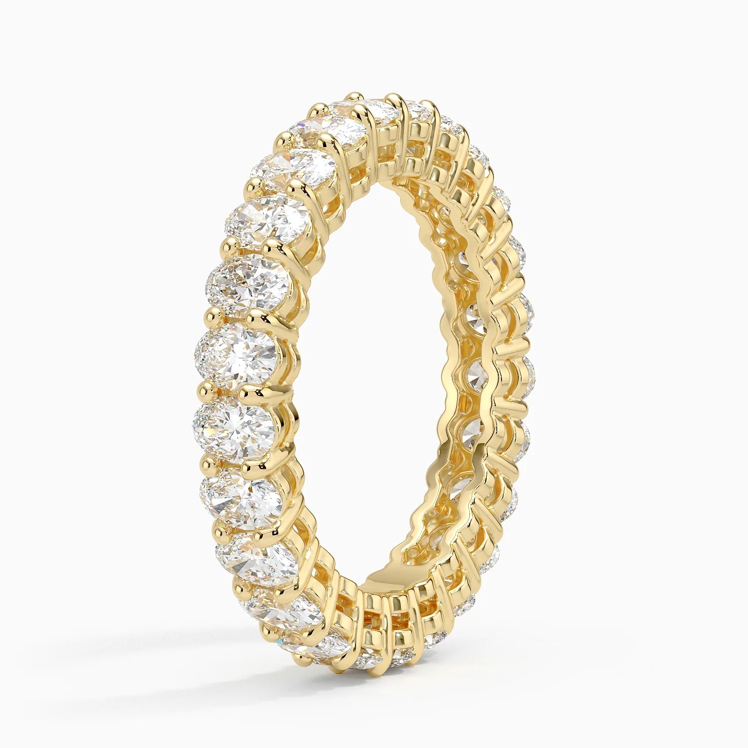 Oval Lab Diamond Eternity Ring
