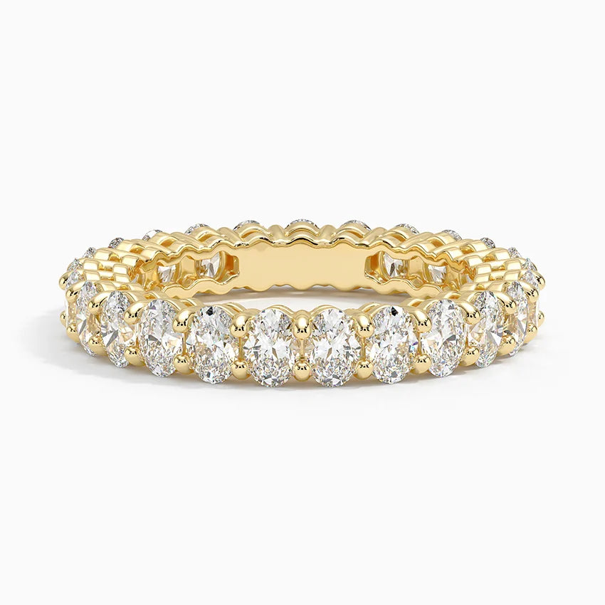 Oval Lab Diamond Eternity Ring