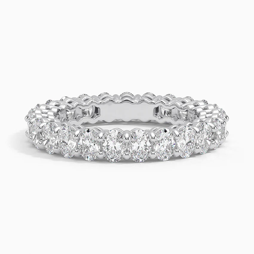 Oval Lab Diamond Eternity Ring