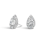 Diamond Halo Earrings