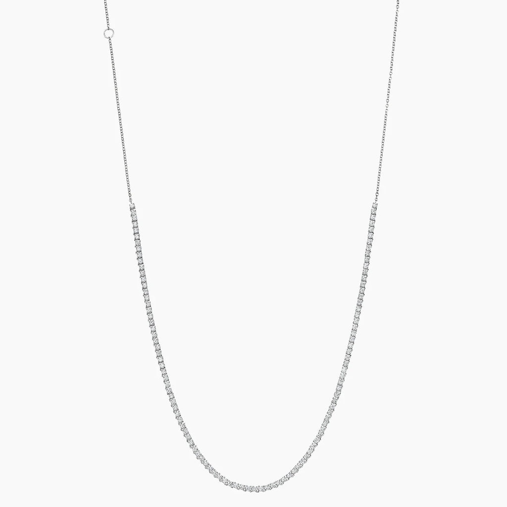 Petite Diamond Tennis Necklace