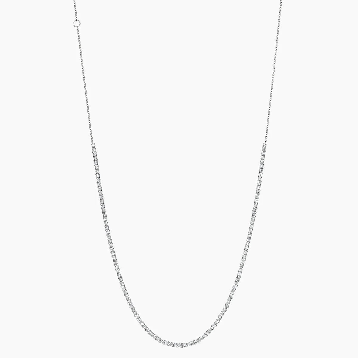 Petite Diamond Tennis Necklace