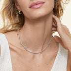 Petite Diamond Tennis Necklace