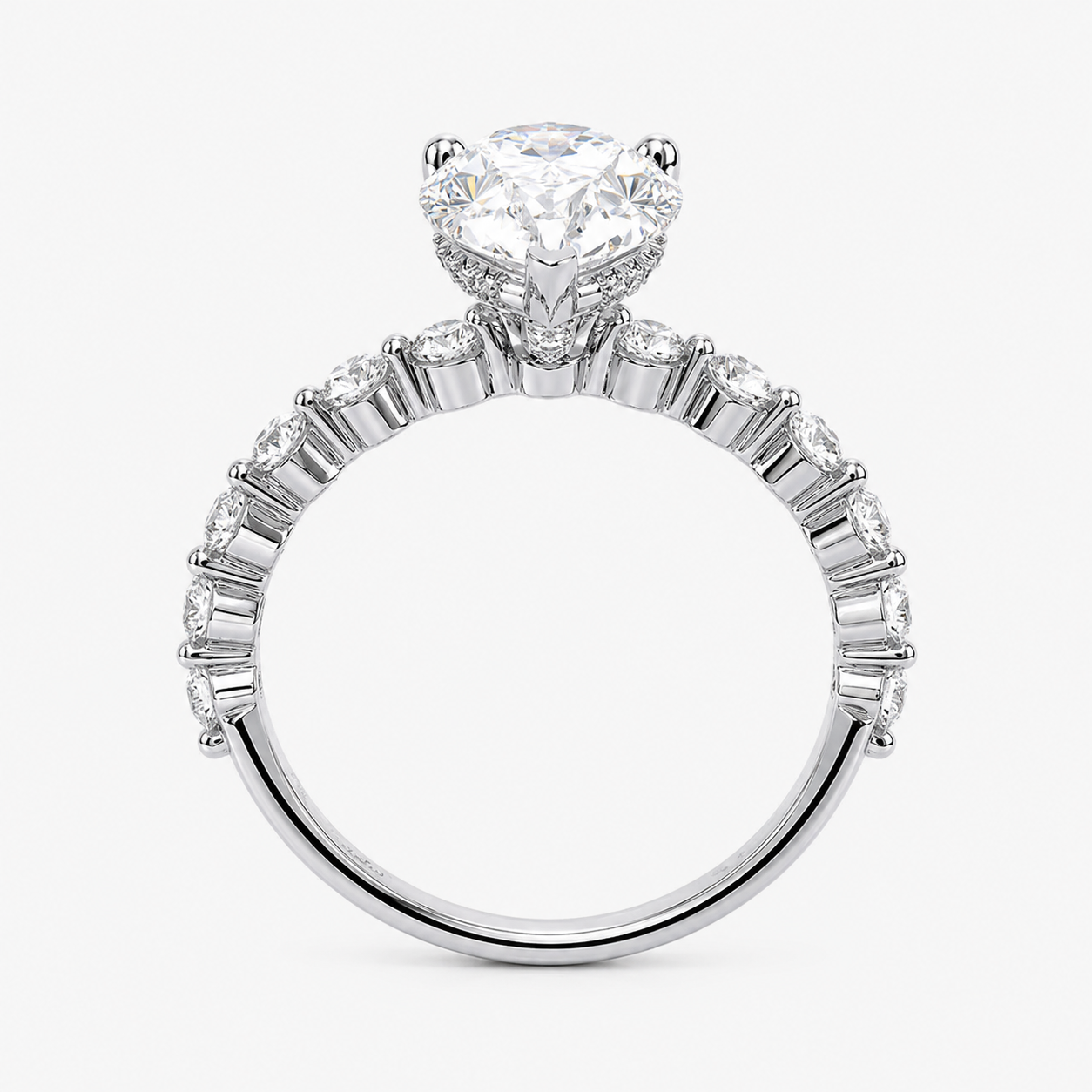 Fred Pear Setting Ring