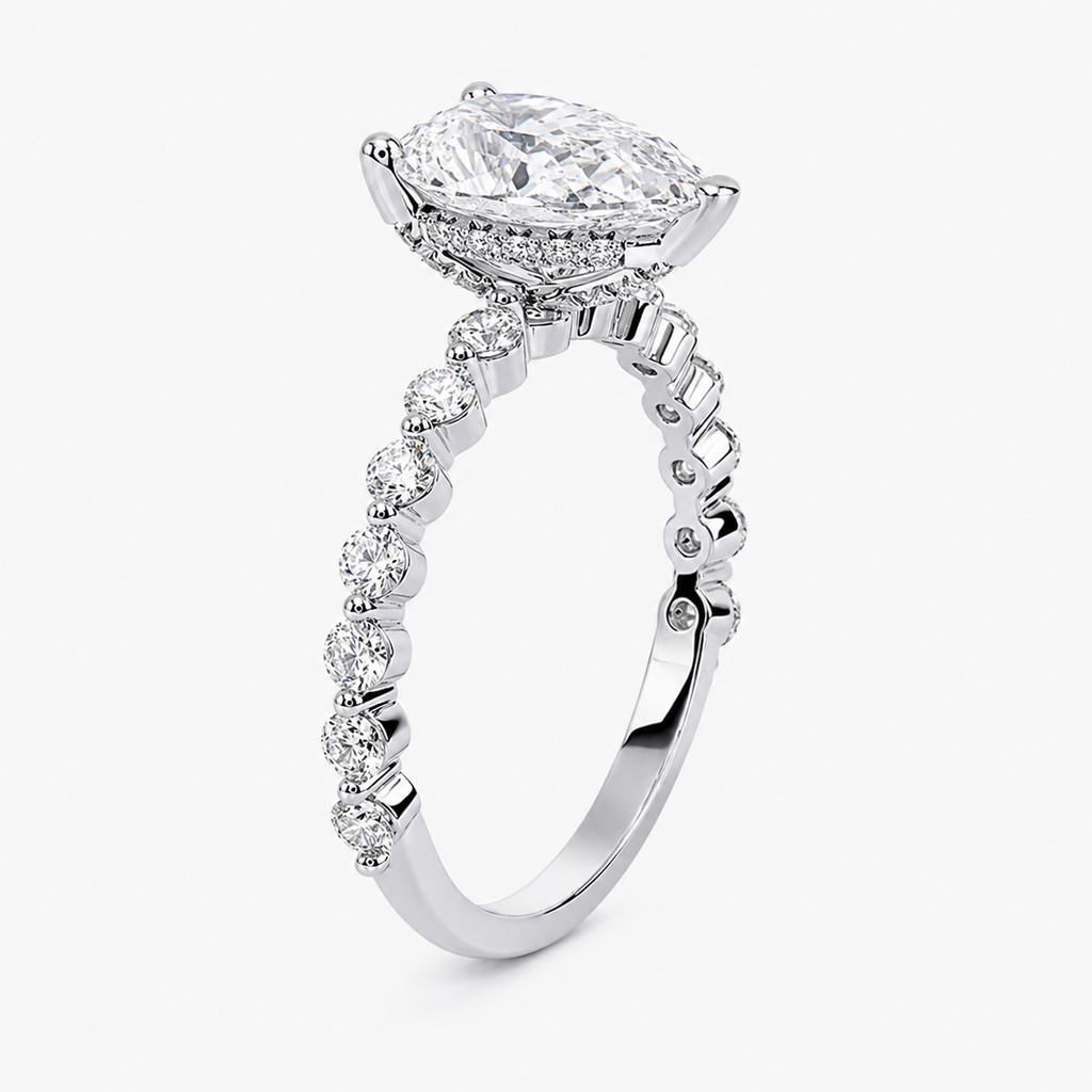 Fred Pear Setting Ring