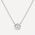 Classic Diamond Solitaire Pendant