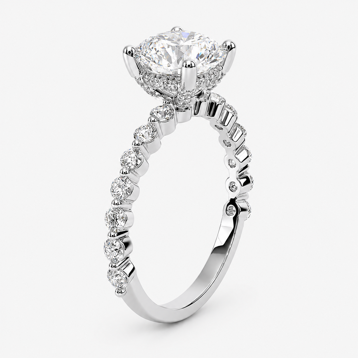 Fred Round Setting RIng