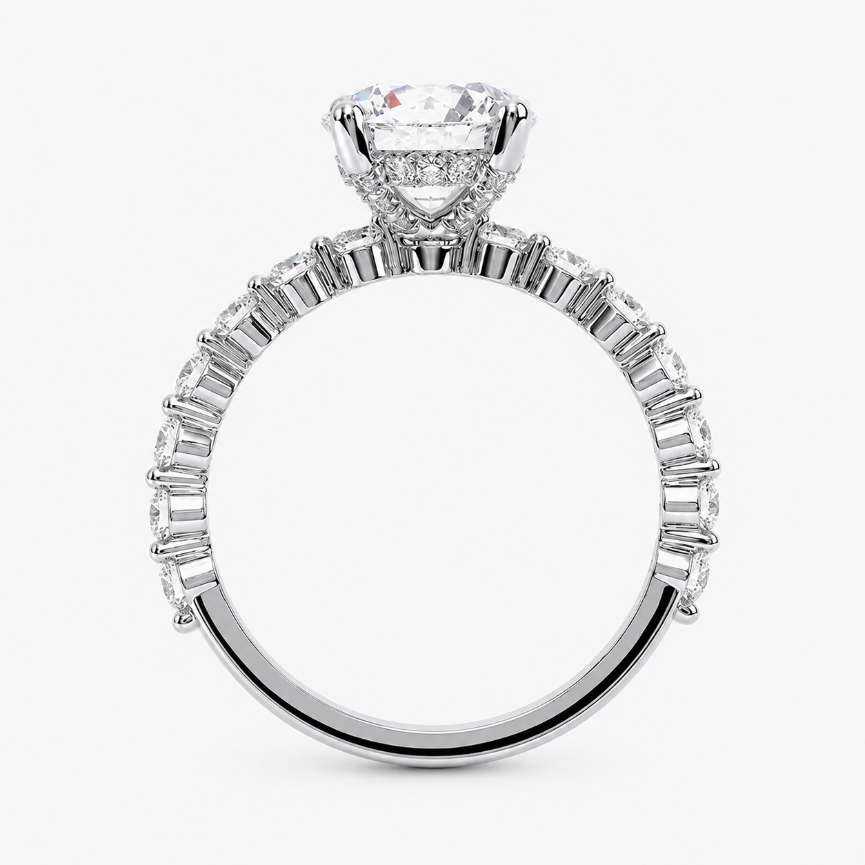 Fred Round Setting RIng