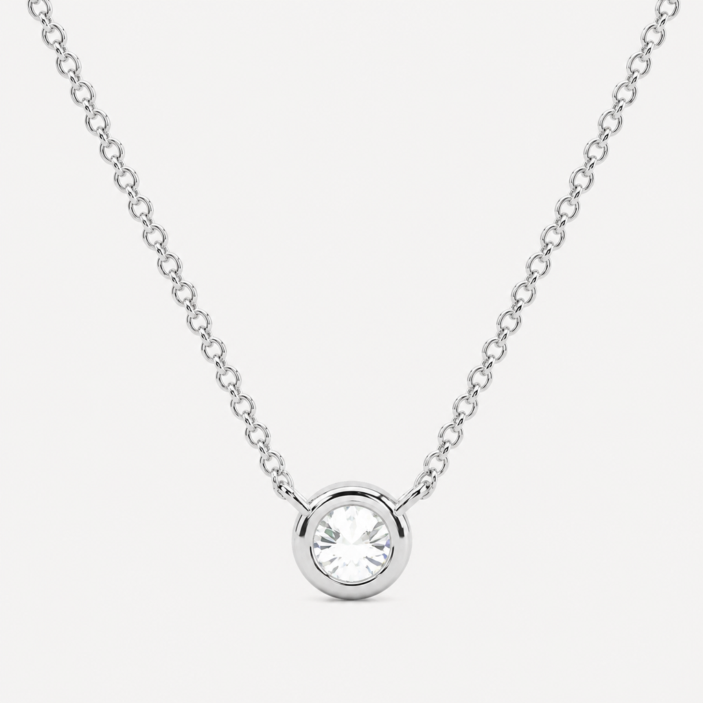 Classic Diamond Solitaire Pendant