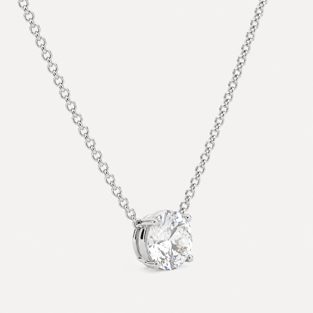 Classic Diamond Solitaire Pendant