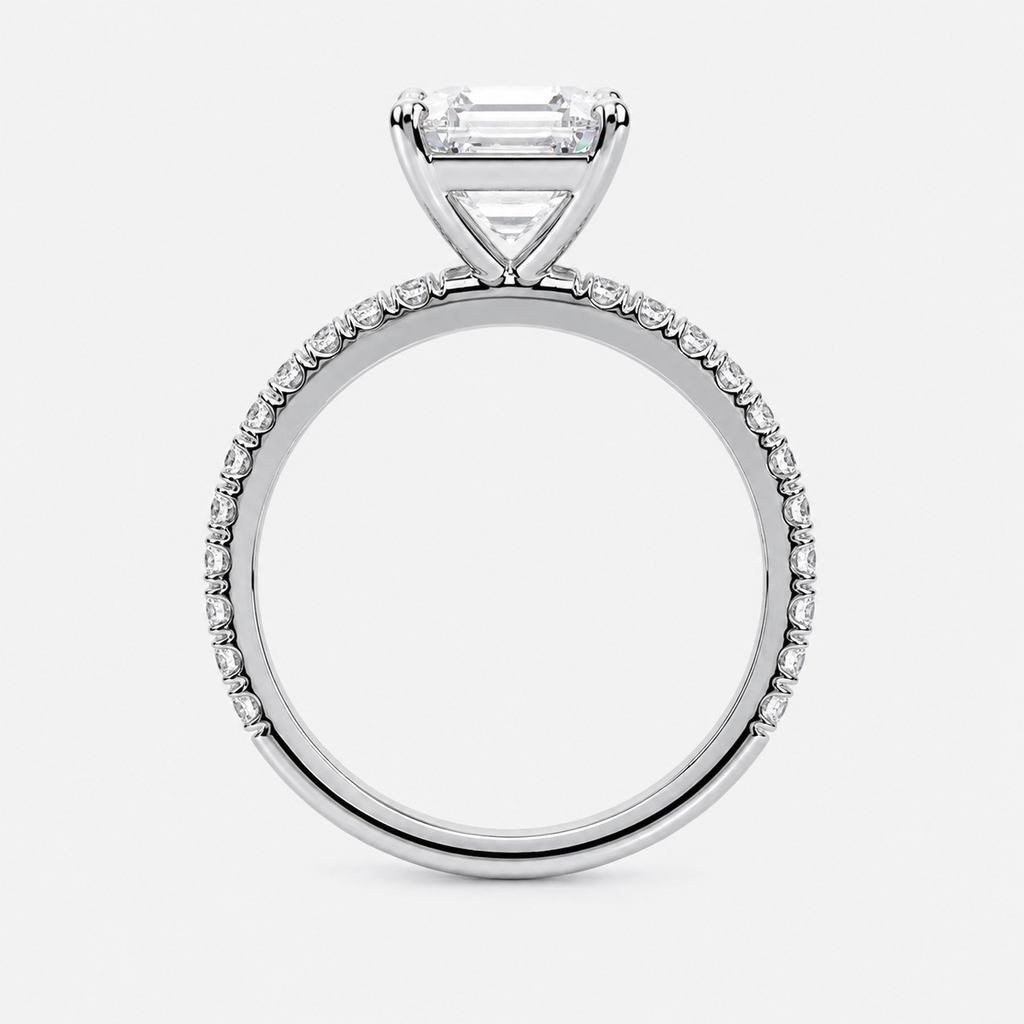 Nova Asscher Setting Ring