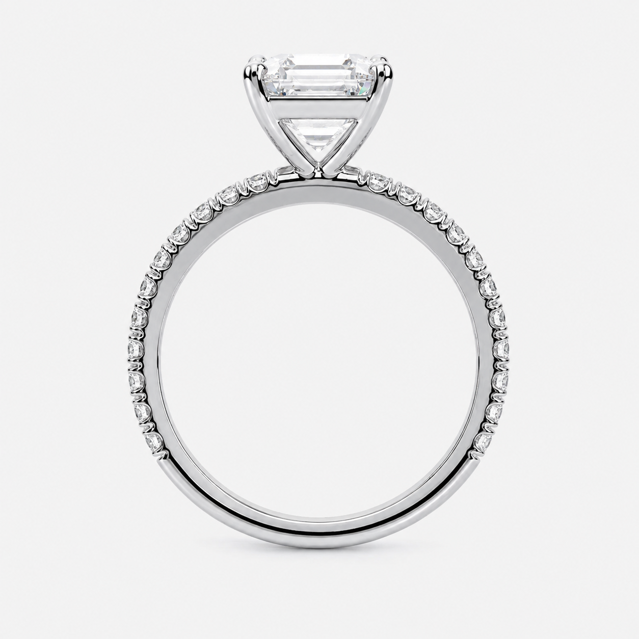 Nova Asscher Setting Ring