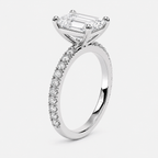 Nova Asscher Setting Ring