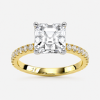 Nova Asscher Setting Ring
