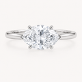 Vella East-West Marquise Hidden Halo Ring