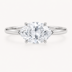 Vella East-West Marquise Hidden Halo Ring