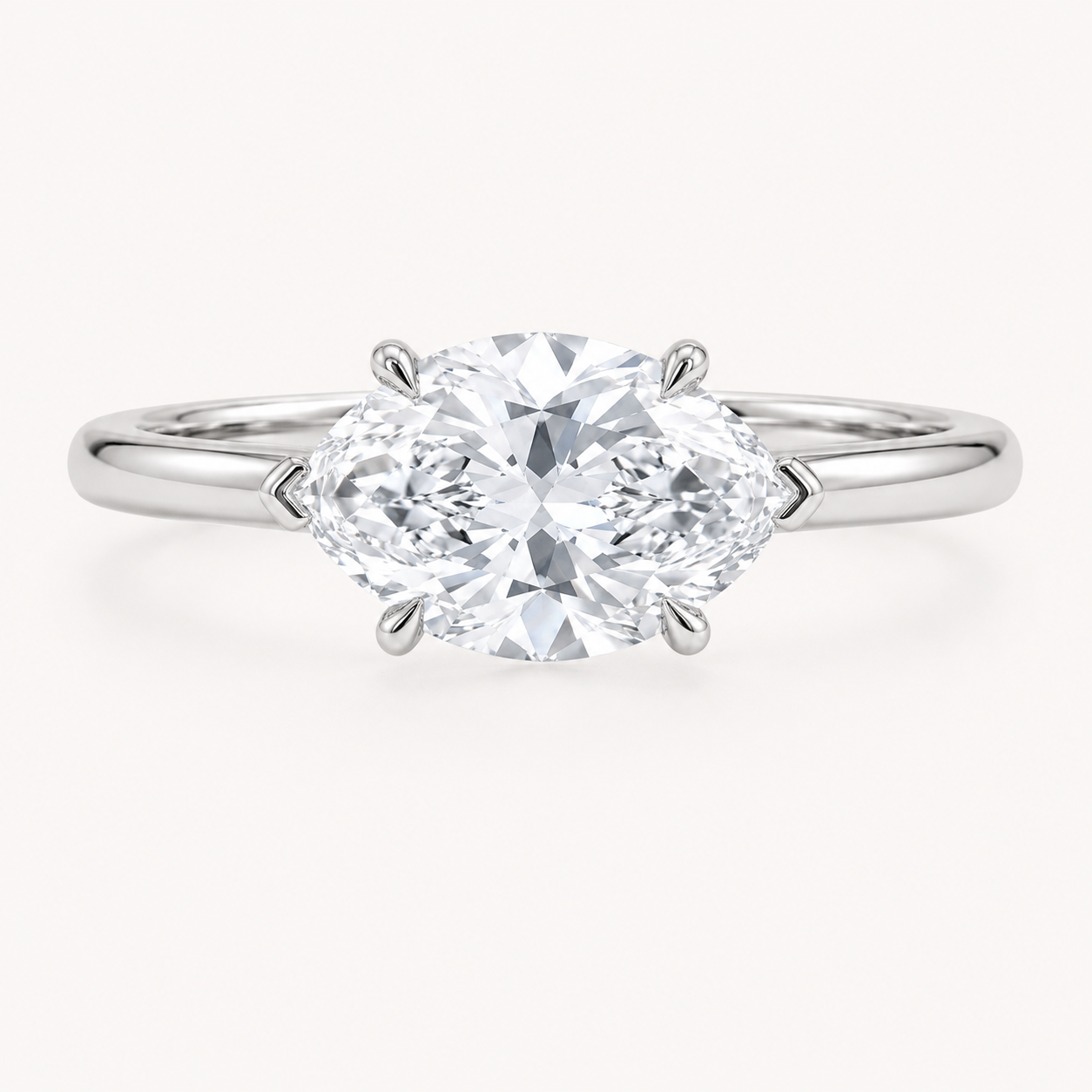 Vella East-West Marquise Hidden Halo Ring