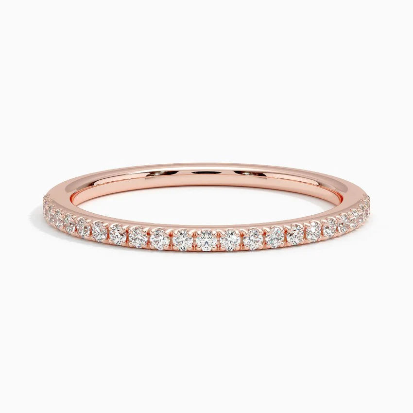 Half Eternity Diamond Band